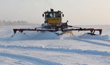 Дефицит снега заметили в двух районах Павлодарской области