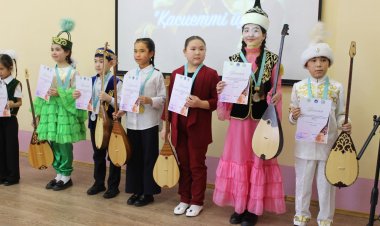 Городской конкурс домбристов прошел в колледже Аксу