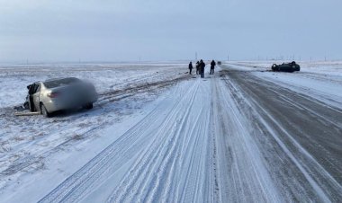 Басып озбақ болған: Павлодар облысында жүргізуші мен жолаушы қаза тапты