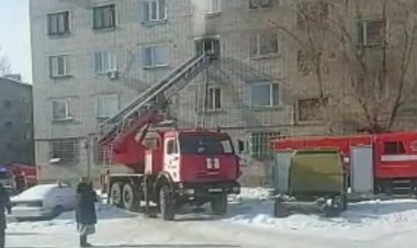 Два человека пострадали в пожаре в многоэтажке Павлодара