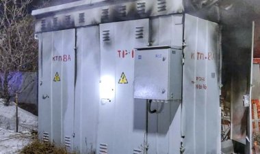 Трансформатор сгорел на электросетях Экибастуза (ВИДЕО)