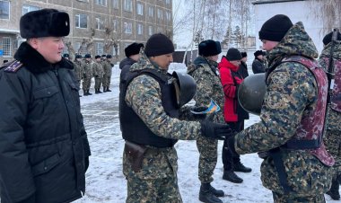 Павлодарда борышын өтеуге келген сарбаздар қызметтеріне кірісті