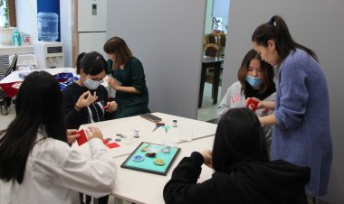 Делать сувениры в этно-стиле учат павлодарских школьников