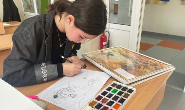 «Ханша Дария», «Шыңырау», «Күй»: Павлодарлық оқушылар Әбіш шығармаларын жатқа айтты