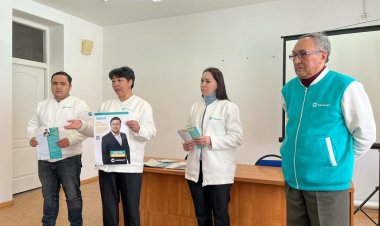 «AMANAT» партиясының мүшелері ауылдарда сайлауалды бағдарламаларын түсіндірді