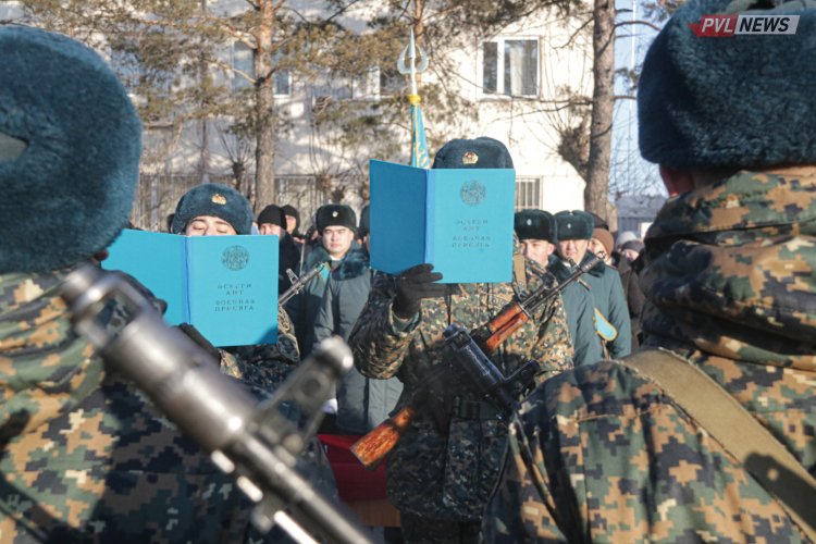 Павлодарский гарнизон пополнился новыми бойцами
