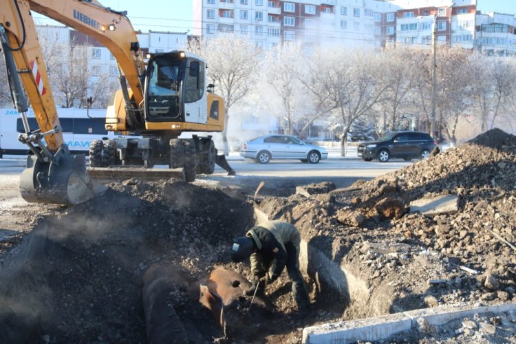 В Экибастузе планово отключили участки теплосети для ремонта