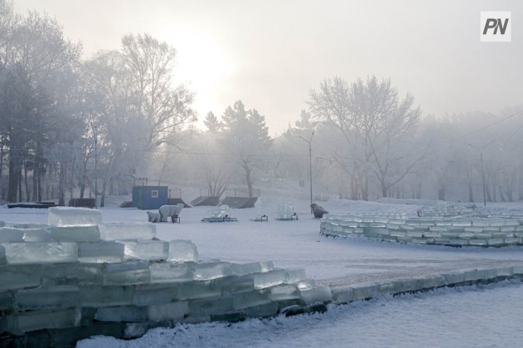 В Павлодаре разберут зимний городок