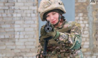 Павлодарские женщины на страже гостайны и защите страны(ФОТО)