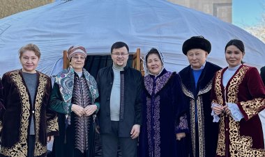 В Павлодаре появилась первая юрта в честь празднования Наурыза