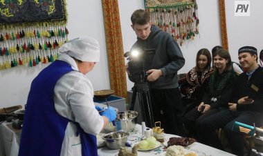 Готовить мясо для батыров учили павлодарских школьников