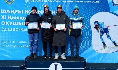 Павлодарские школьники выиграли эстафету на Зимней гимназиаде