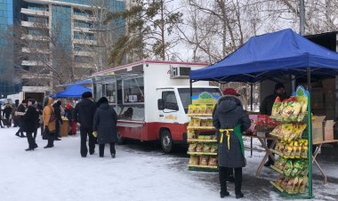 Мини-ярмарки заработали рядом с избирательными участками в Павлодаре