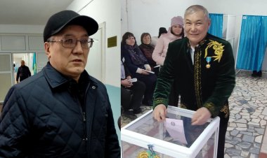 Герои труда РК в Экибастузе проголосовали за будущее своих внуков