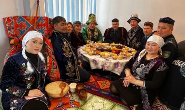 Май ауданында полицейлер арасында ұлттық әдет-ғұрыптарға арналған сайыс өтті