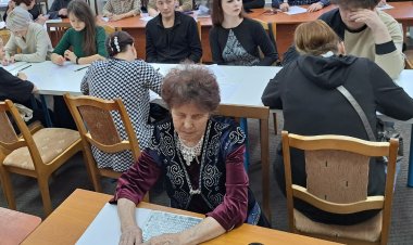Незрячая павлодарка сумела пройти проверку на грамотность диктантом