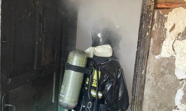 Баянауылда өрт кезінде әйел адамды күйік шалды