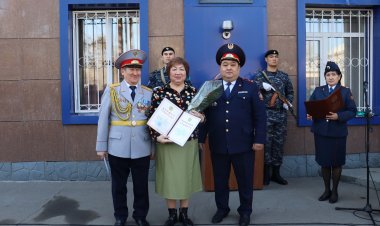 Павлодарда полиция полковнигін еске алуға арналған мемориалды тақта ашылды