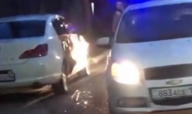 Полициядан қашқан кран: Павлодарда бес  көлік зардап шекті