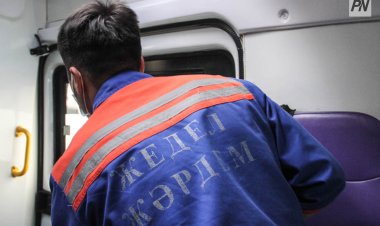 Павлодарда ер адам үшінші қабаттан құлап кетті