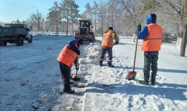 Несколько тысяч тонн снега вывезли из Павлодара