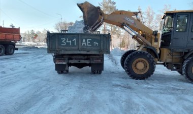 Павлодарда үш мың тоннадан астам қар шығарылды