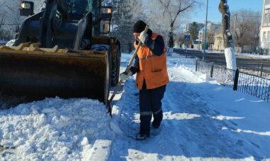 Снегопад в апреле превысил февральскую норму в Павлодаре