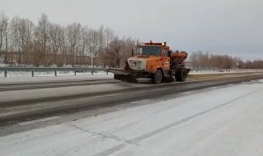 Более полусотни спецмашин чистят павлодарские автомагистрали