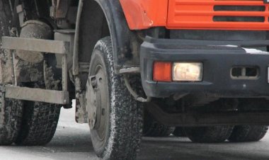 Екібастұзда КамАз өртенді