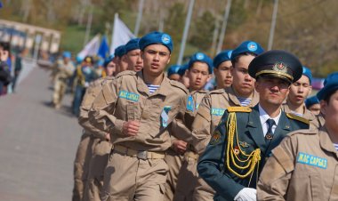 Павлодарда 500-ден астам  оқушы жас сарбаздар сайысында сынға түсті