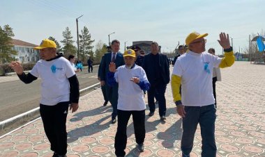 Аксакалы района Аккулы совершили прогулку длиной почти 200 километров