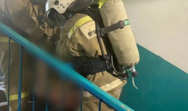 Хозяина загоревшейся квартиры спасли пожарные Экибастуза