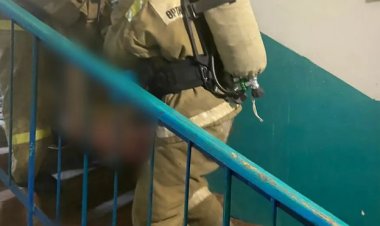Екібастұзда өрт болған үйден ес-түссіз жатқан адам табылды