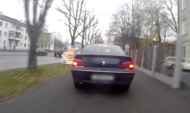 Езду не по правилам пресекли полицейские в Павлодаре (ВИДЕО)