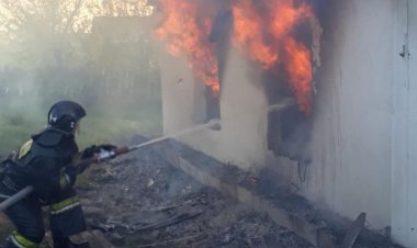 Сгорел частный дом в сельской зоне Экибастуза