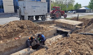 В Экибастузе устранили порыв на теплосетях