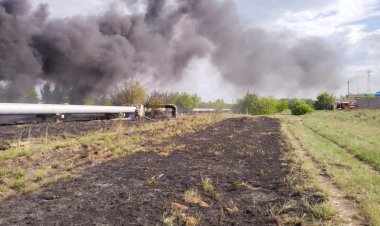 Пожар на павлодарской теплотрассе потушили