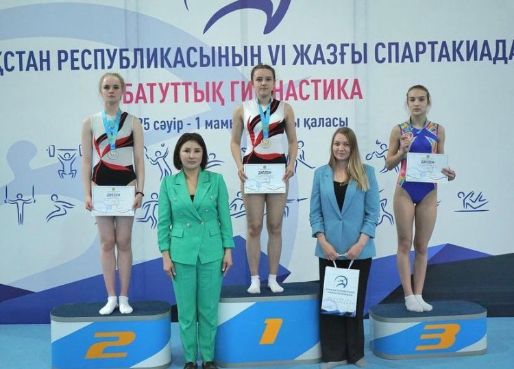 Павлодарлық жас батут гимнастикасы бойынша ҚР абсолютті чемпионы болды