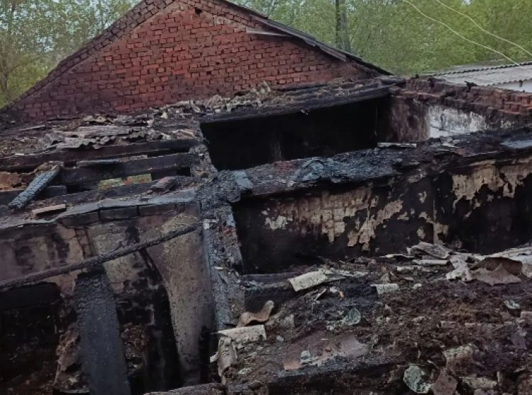 Полицейский спас подростка из горящего дома в Теренколе