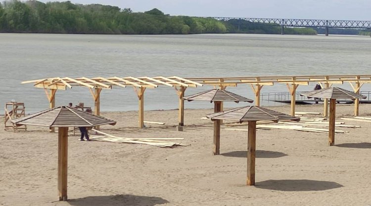 Детский бассейн появится на пляже Павлодара