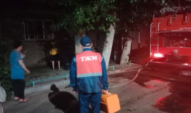 Шестерых детей спасли из пожара в Павлодарской области