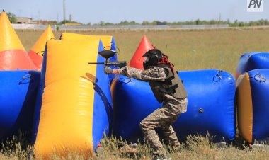 Пейнтбол: Павлодарда қалалықтарға қарағанда ауыл жігіттері басым түсті