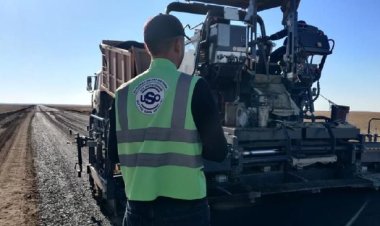 Успен ауданында төрт көшеге асфальт төселді