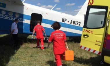 Новорожденную девочку самолетом доставили из Экибастуза в Павлодар