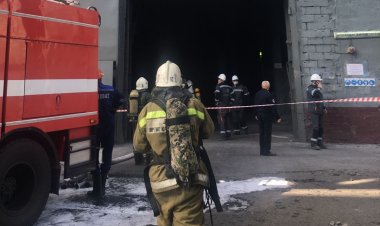 Ақсу зауытында трансформатор жанды (ВИДЕО)
