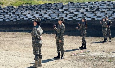 Павлодарлық погондағы қыздар құрамасы жауынгерлік қарудан оқ атудан  чемпион атанды