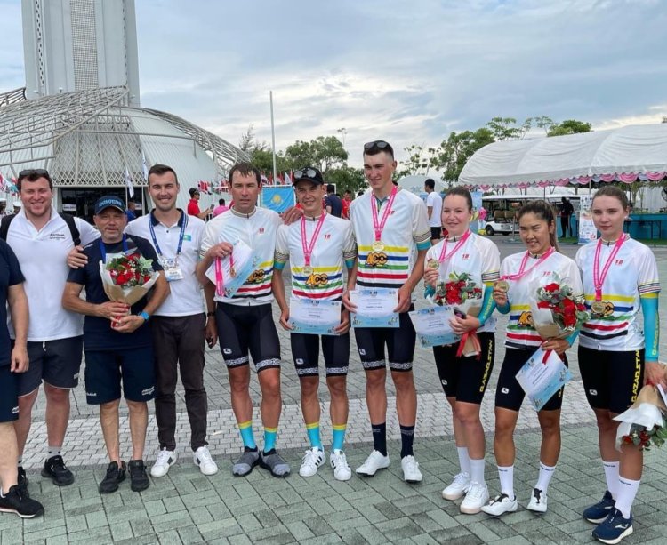 Павлодарлық велоспортшылар Азия чемпионатында алтын алды