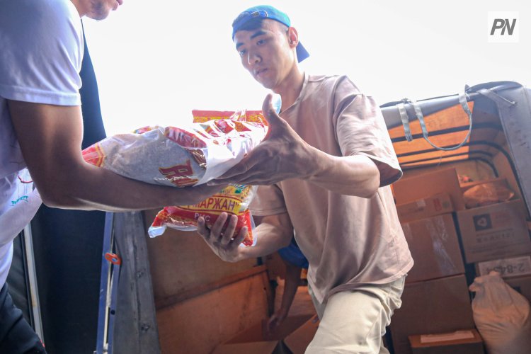 Гуманитарную помощь отправили в Абайскую область из Павлодара