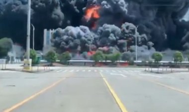 Қытайда химиялық зауытта жойқын жарылыс болды