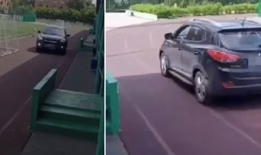Павлодарца наказали за езду по беговой дорожке